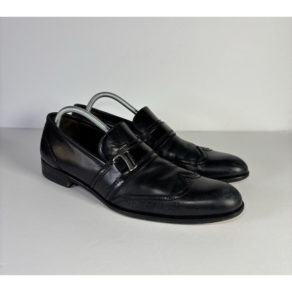 Ferragamo Wingtip Loafers Men’s Size 10.5 Black